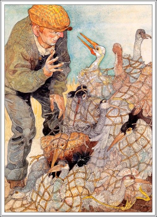 bs JerryPinkney TheStorkAndTheCranes. , 