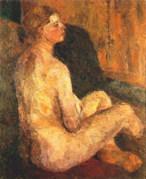 rozengolts-levina female nude 1922. -