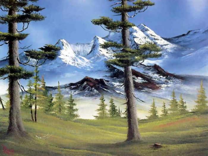 bob ross csg035 mountain glory. , 