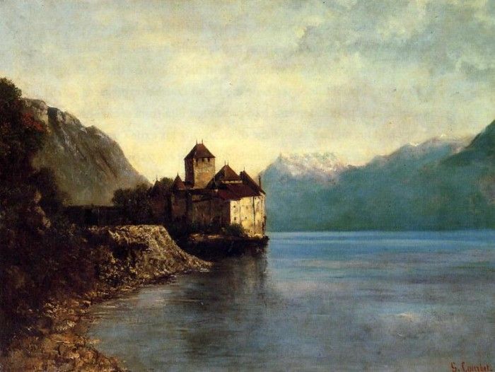 Courbet Gustave Chateau du Chillon. , 