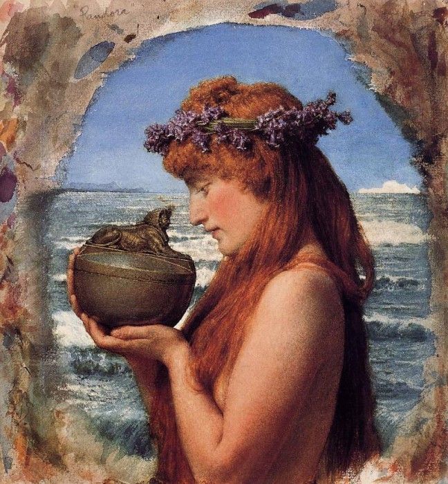 Alma Tadema Pandora. - 