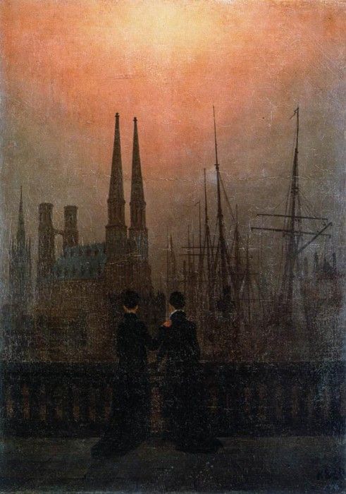 FRIEDRICH Caspar David The Sisters On The Balcony. ,  