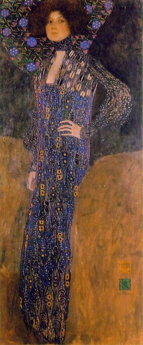 Klimt Portrait of Emilie Floge, 1902, 181x66.5 cm, Historisc. , 