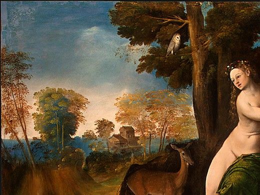 Dossi Circe and Her Lovers in a Landscape, c. 1525, 100.8(10. , 