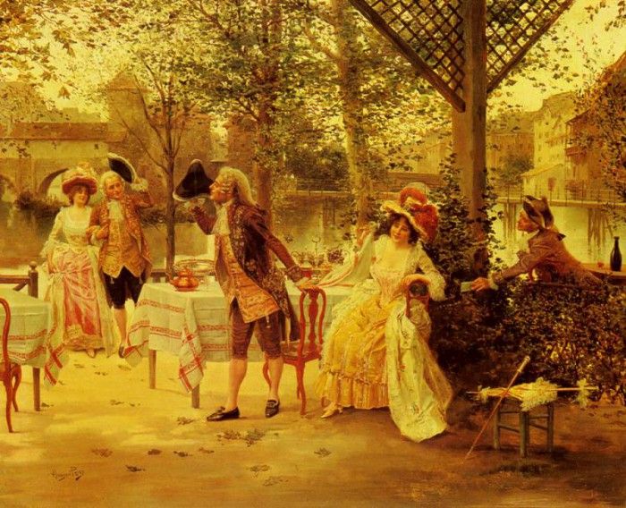 Perez Alonso A Cafe By The River. , 