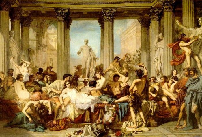 The Romans of the Decadence. Couture, Thomas