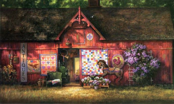 kb Landry Paul-Antique Barn. , 