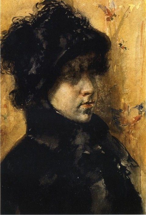 Chase William Merritt A Portrait Study. ,  