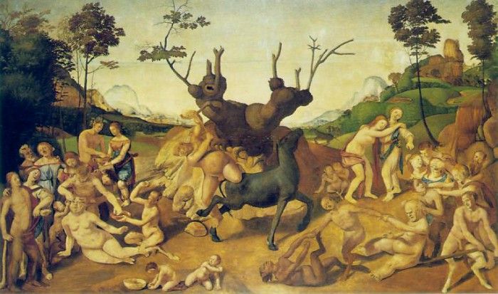 Piero di Cosimo The Misfortunes of Silenus c1505 10. ,  