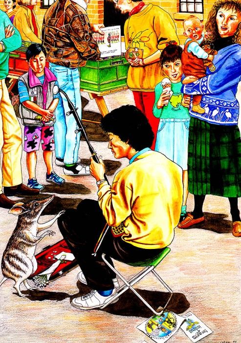 Bb 0013 Intently investigated an instrument Steve&MarionIsham sqs. Isham, ���� � ������