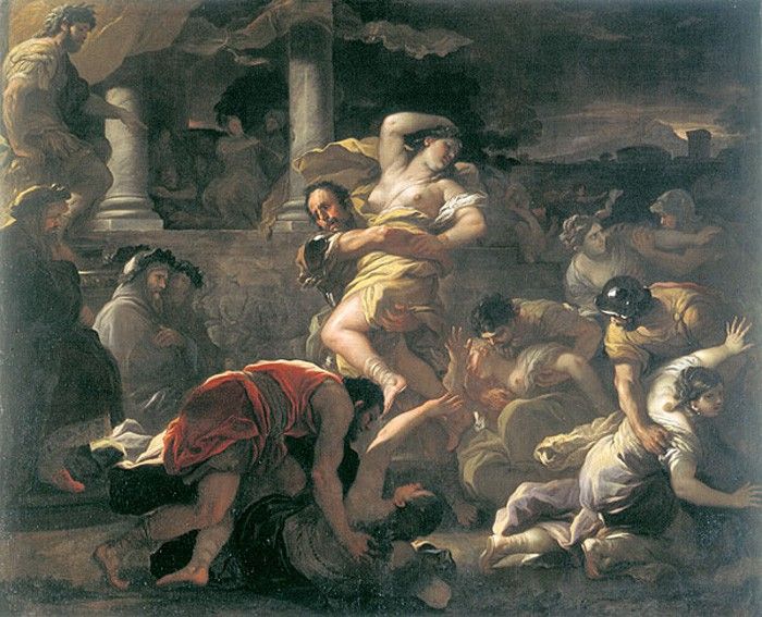 Giordano Luca Il ratto delle Sabine. , 