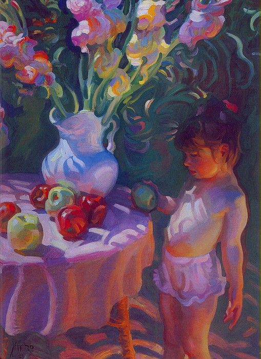 lrs Asaro John Still Life With Child. , 