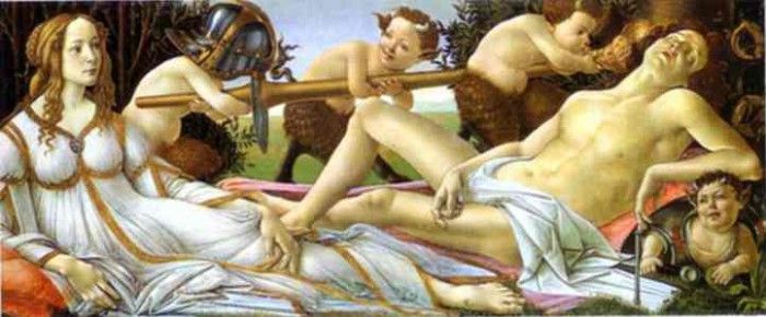 Alessandro Botticelli - Venus and Mars. , Alessandro