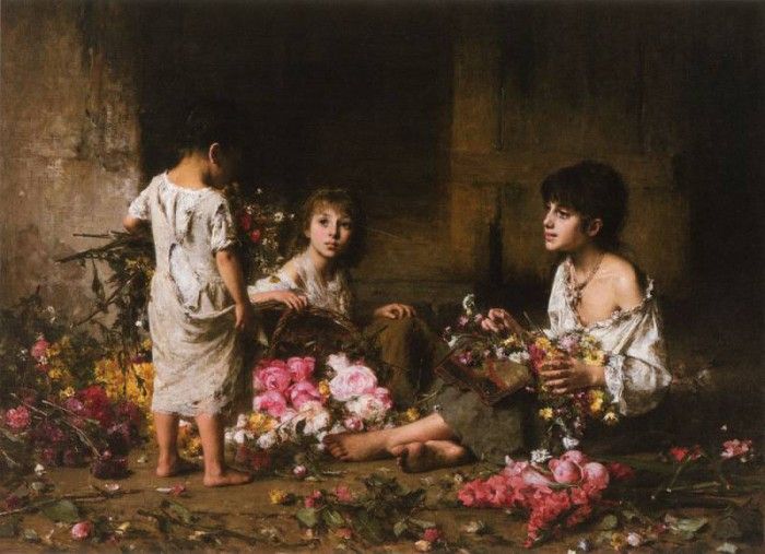 The Flower Girls. ,  Alexeivich