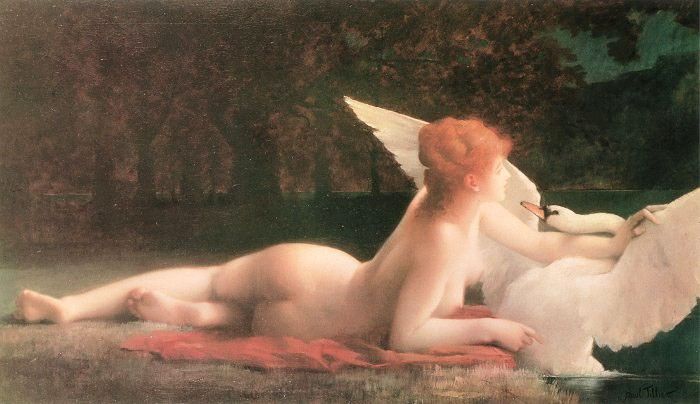 Leda and the Swan. Tillier  