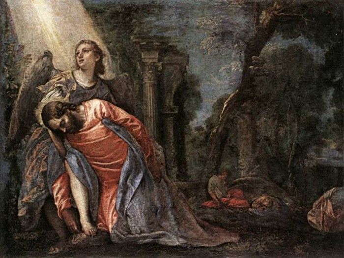 Veronese Christ in the Garden Supported by an Angel. , 