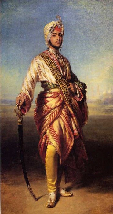 Winterhalter Franz Xavier The Maharajah Duleep Singh 1854. ,  