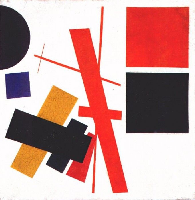 malevich suprematism (non-objective composition) 1916. , 