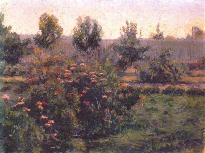 bacon garden landscape c1894-6. , 