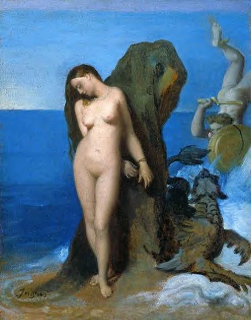 Ingres Perseus and Andromeda. ,   