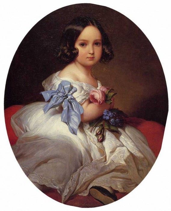 Winterhalter Franz Xavier Princess Charlotte of Belgium. ,  