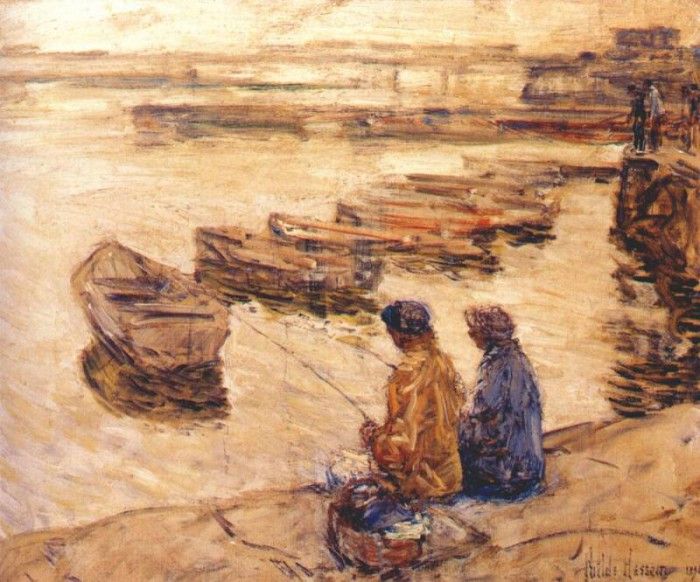 hassam fishing 1896. , 