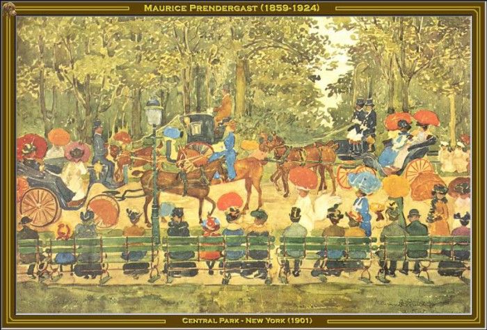 Maurice Prendergast-Central Park-New York(1901) Po Amp 065. , 