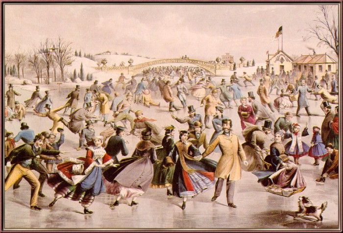 Currier&Ives-CentralPark-Winter-TheSkatingPond-sj.   Ives