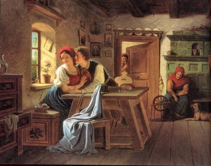 Kurtweil, Johann - Lovers in the Kitchen (end. Kurtweil, 