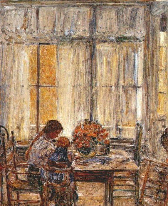 hassam the children 1897. , 