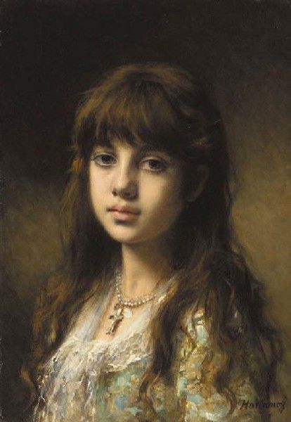 Harlamoff Alexej Little Girl. ,  Alexeivich