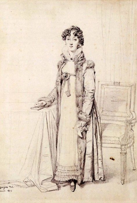 Ingres Lady William Henry Cavendish Bentinck born Lady Mary Acheson. ,   