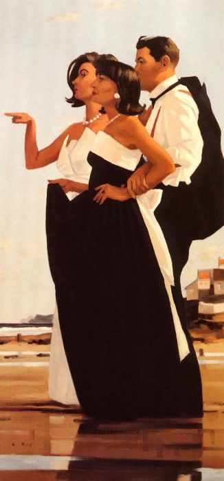 Vettriano, Jack - The Missing Man detail (end.  