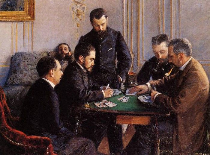 Caillebotte Gustave Game of Bezique. , 
