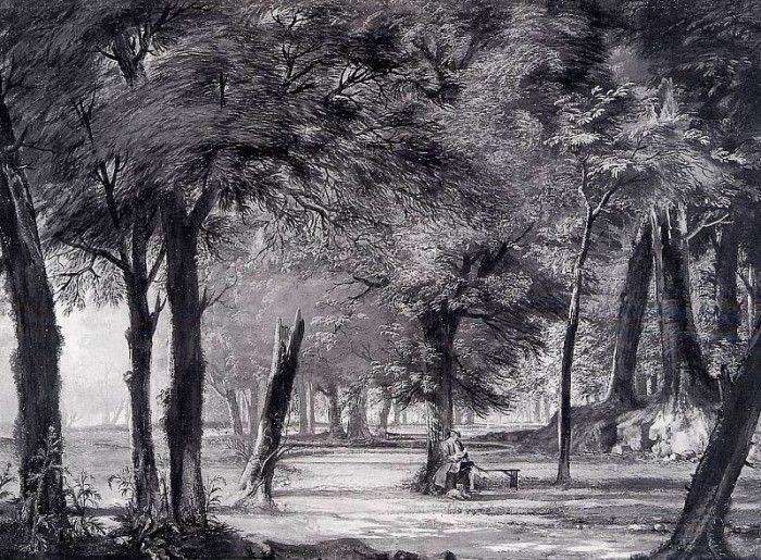 Troost Cornelis Reading Gentleman In A Forest Sun . Troost, 