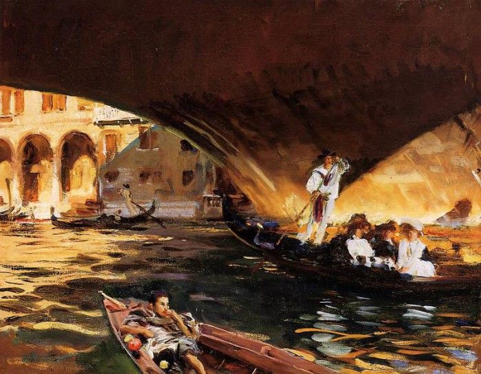 Sargent John Singer The Rialto (Grand Canal). ,  