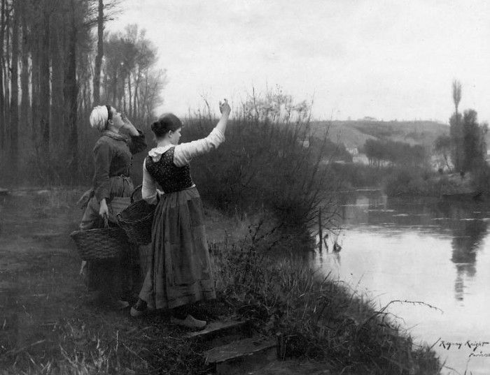 Knight Daniel Ridgway Hailing the ferry Sun. ,  