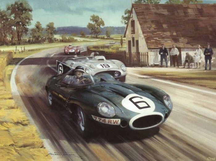 Cmamtcl 008 white house corner at le mans 1955. , 