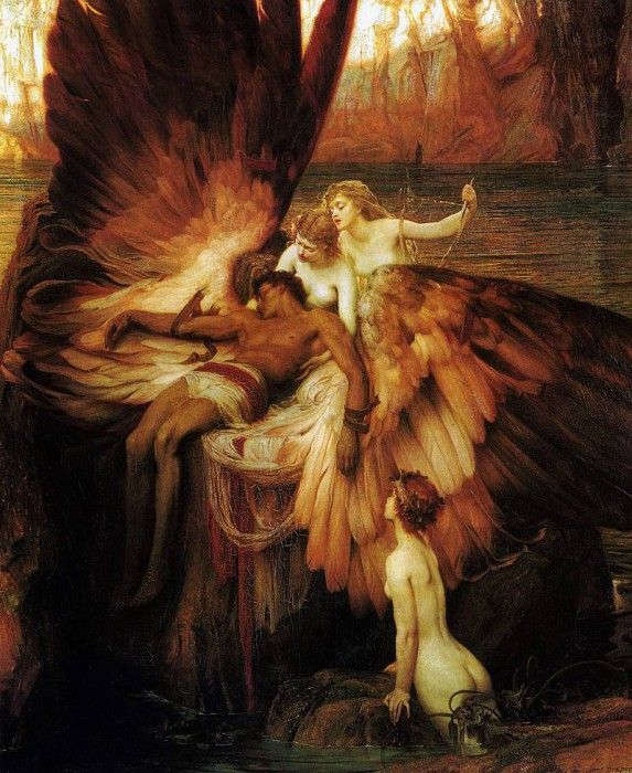 Draper Herbert James Mourning for Icarus.   