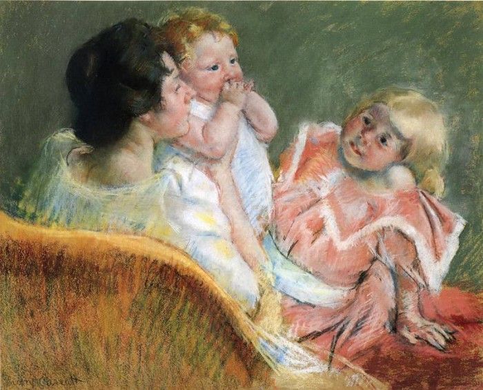 Cassatt Mary Mother and Children.  