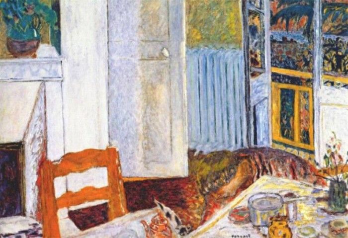 bonnard white interior 1932.  