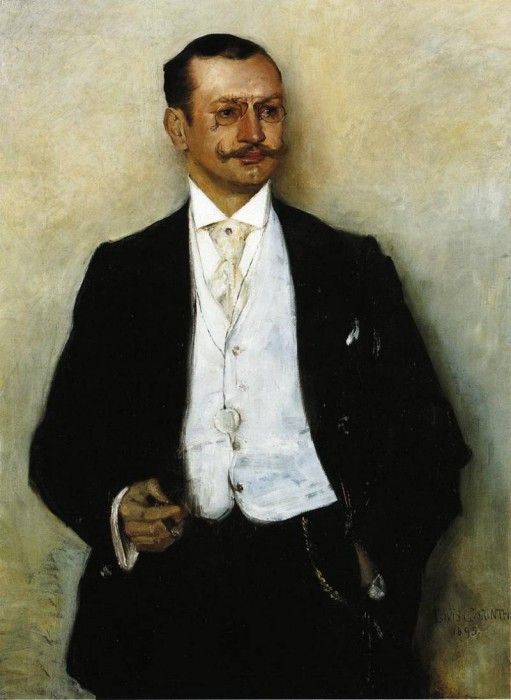 Corinth Lovis Portrait of the Painter Karl Strathmann. , 