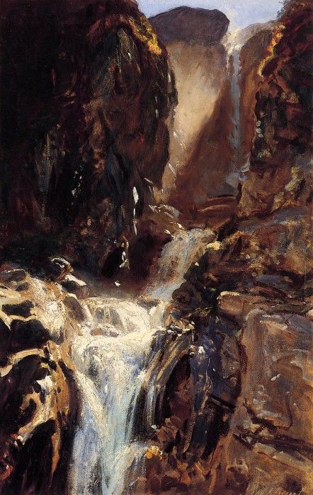 Sargent John Singer A Waterfall. ,  
