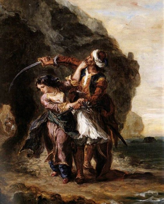 DELACROIX Eugene The Bride of Abydos. , 