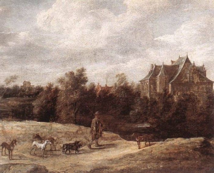 TENIERS David the Younger Return From The Hunt 1670. ,  