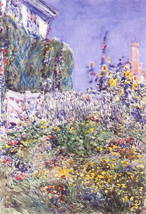 hassam dexters garden 1892. , 