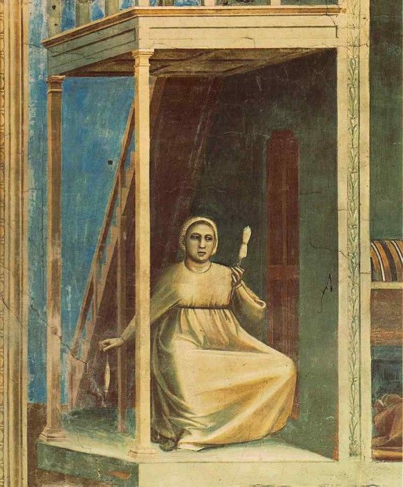 Giotto Scenes from the Life of Joachim. 03. Annunciation t(1.   