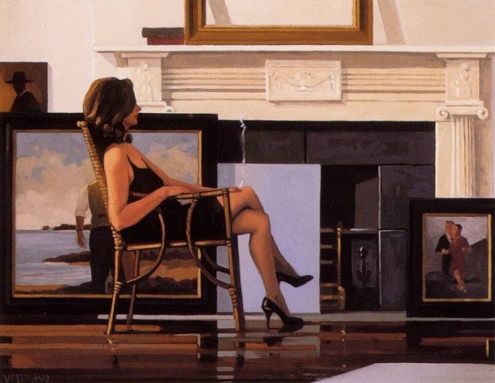 JackVettriano TheModelAndTheDrifter NC.  