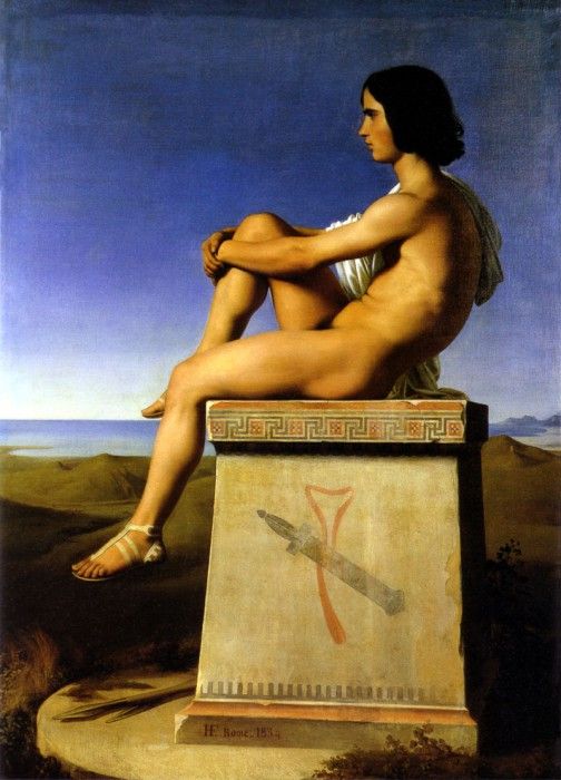 HippolyteFlandrin PolitesSonofPriamObservestheMovementsoftheGreeks1834Large. Flandrin, 