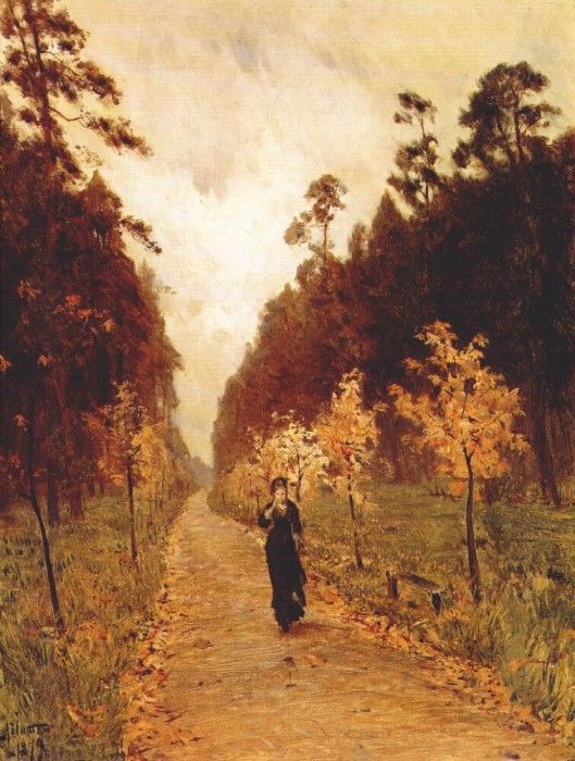 levitan autumn day, sokolniki park 1879. , 